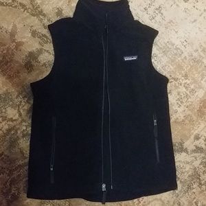 Patagonia small black fleece vest